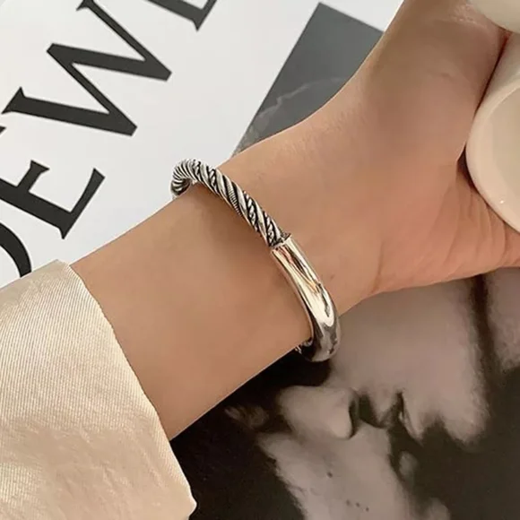 Chunky Cuff 925 Sterling Silver Bracelet NEW - Picture 5 of 9